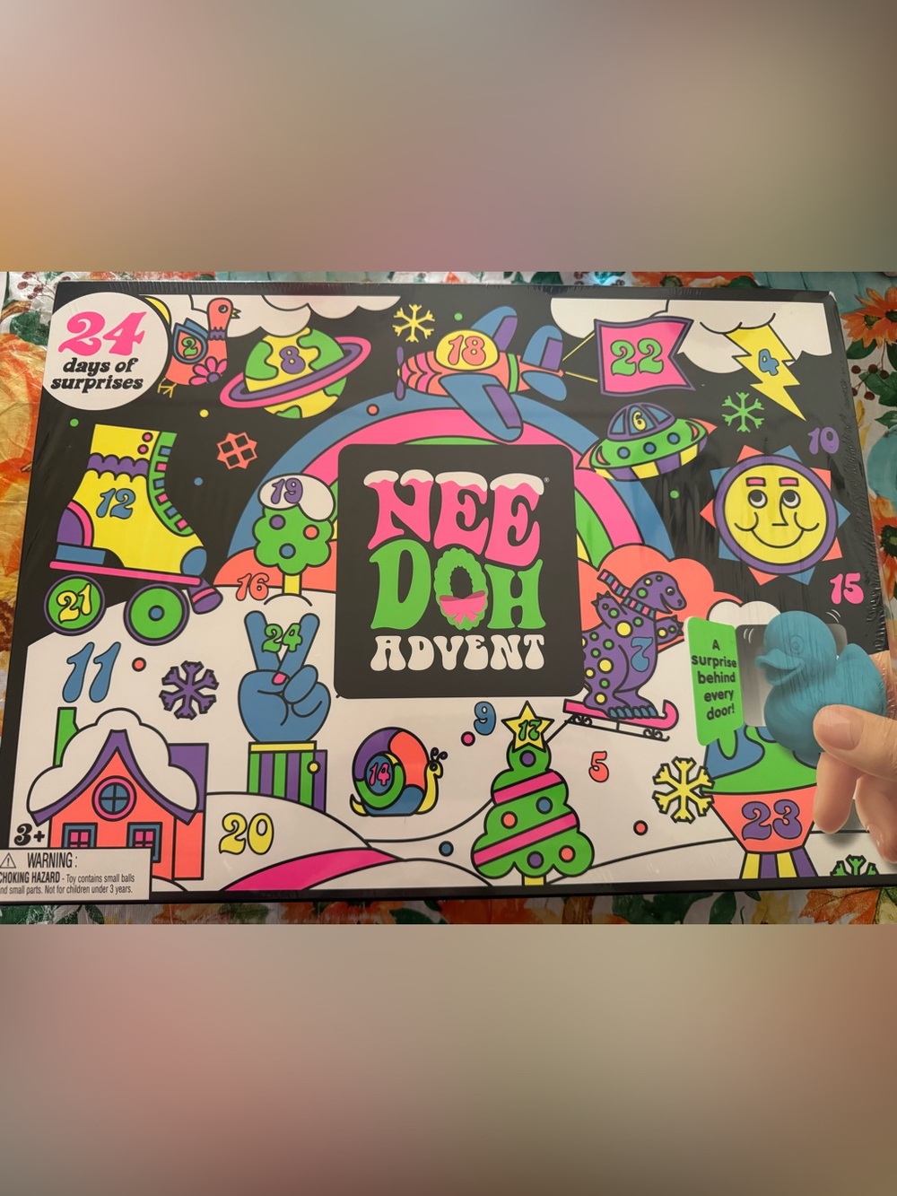 Advent Calendar - Neon Multi Kids Surprise Set
